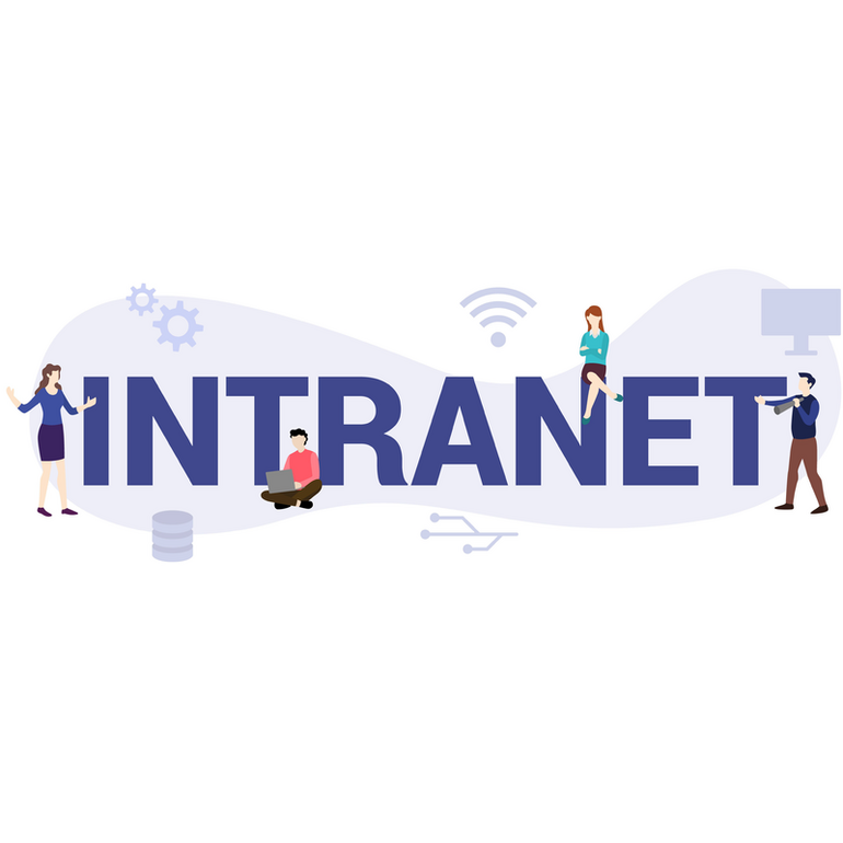 Schriftzug "Intranet"